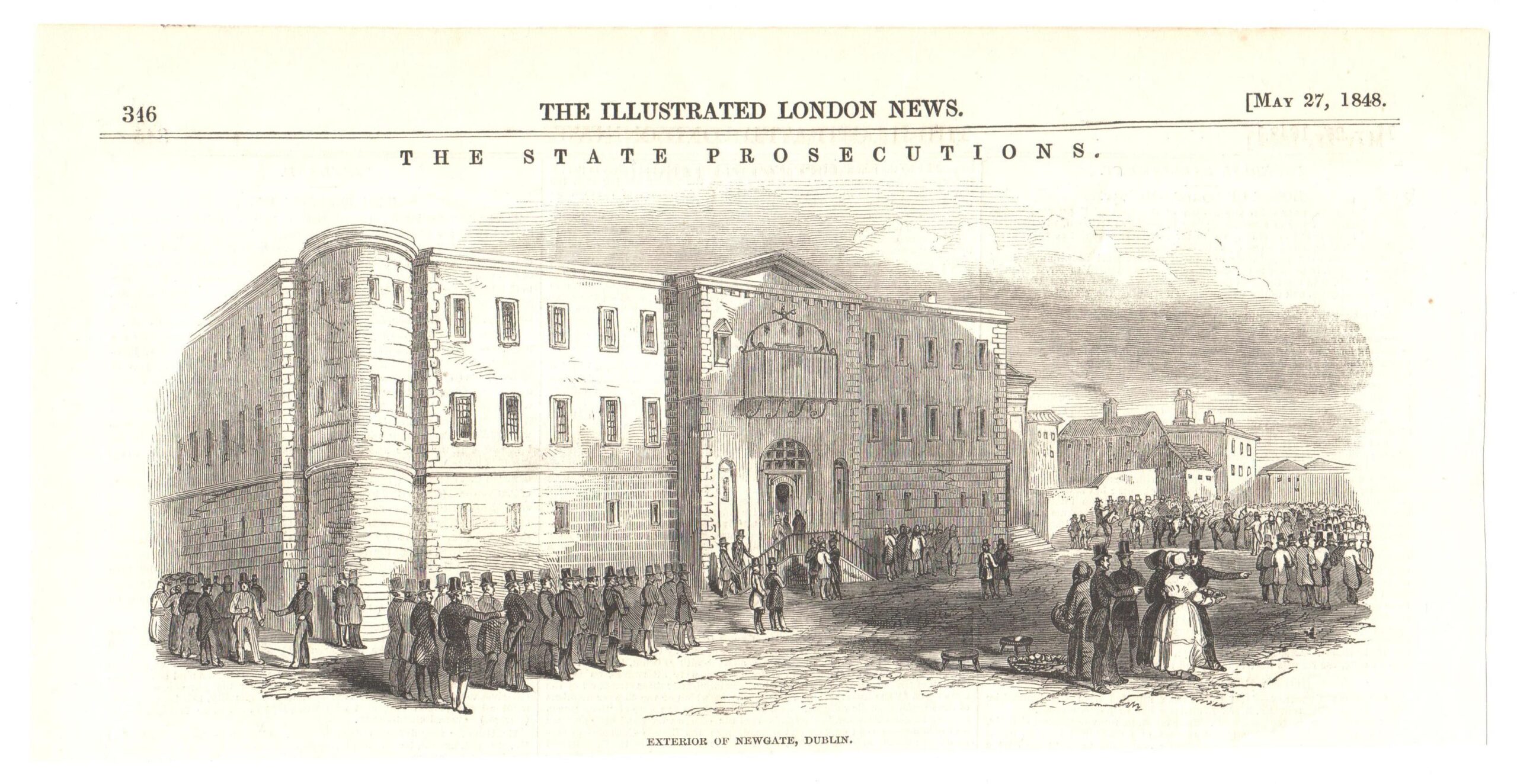 Image of 'New' Newgate prison on Green Street,1848
